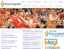 Tablet Screenshot of kauhajoki.fi